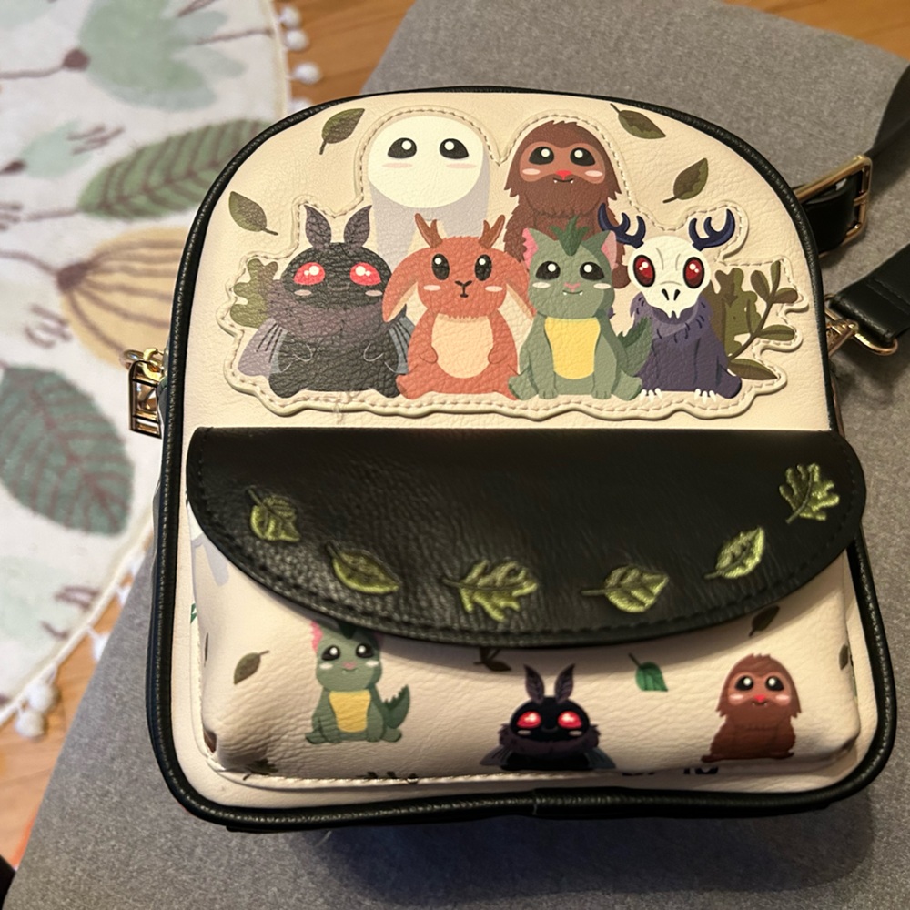 Boxlunch Chibi cryptids crossbody/backpack